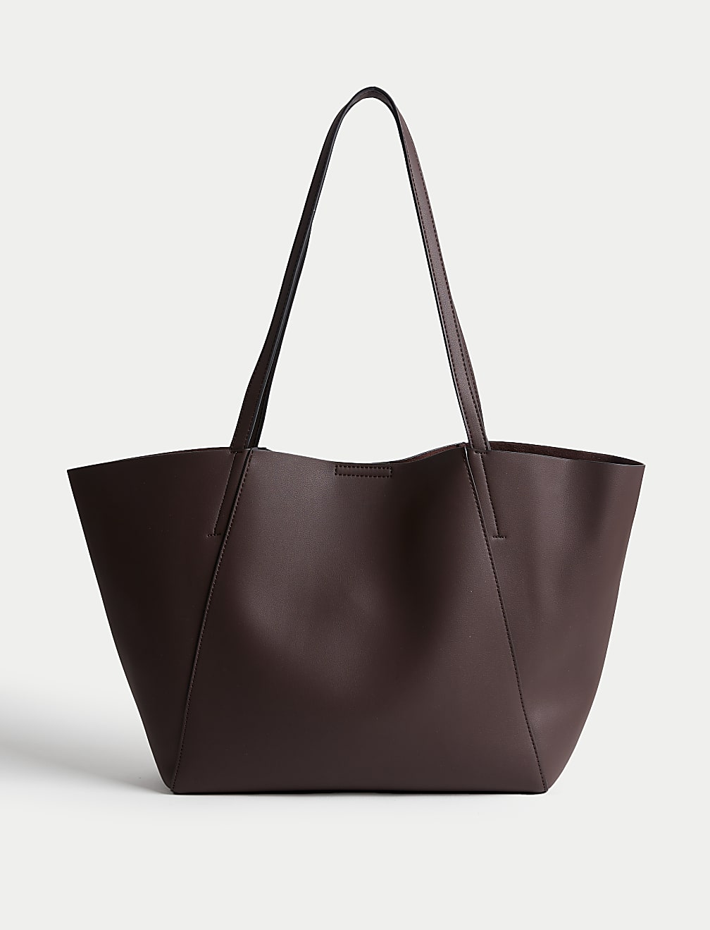 Faux Leather Tote Bag