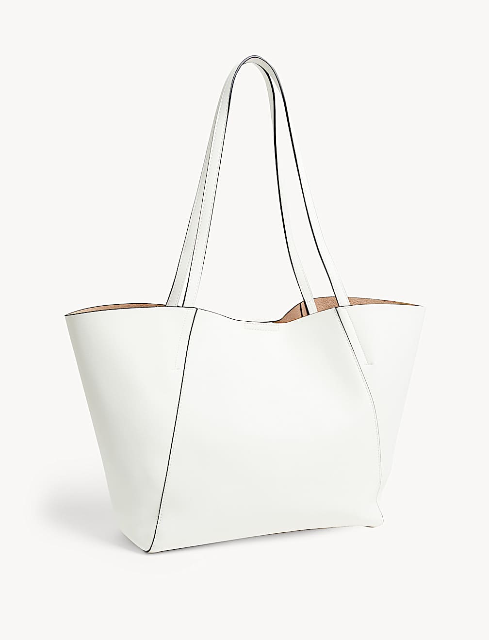 Faux Leather Tote Bag