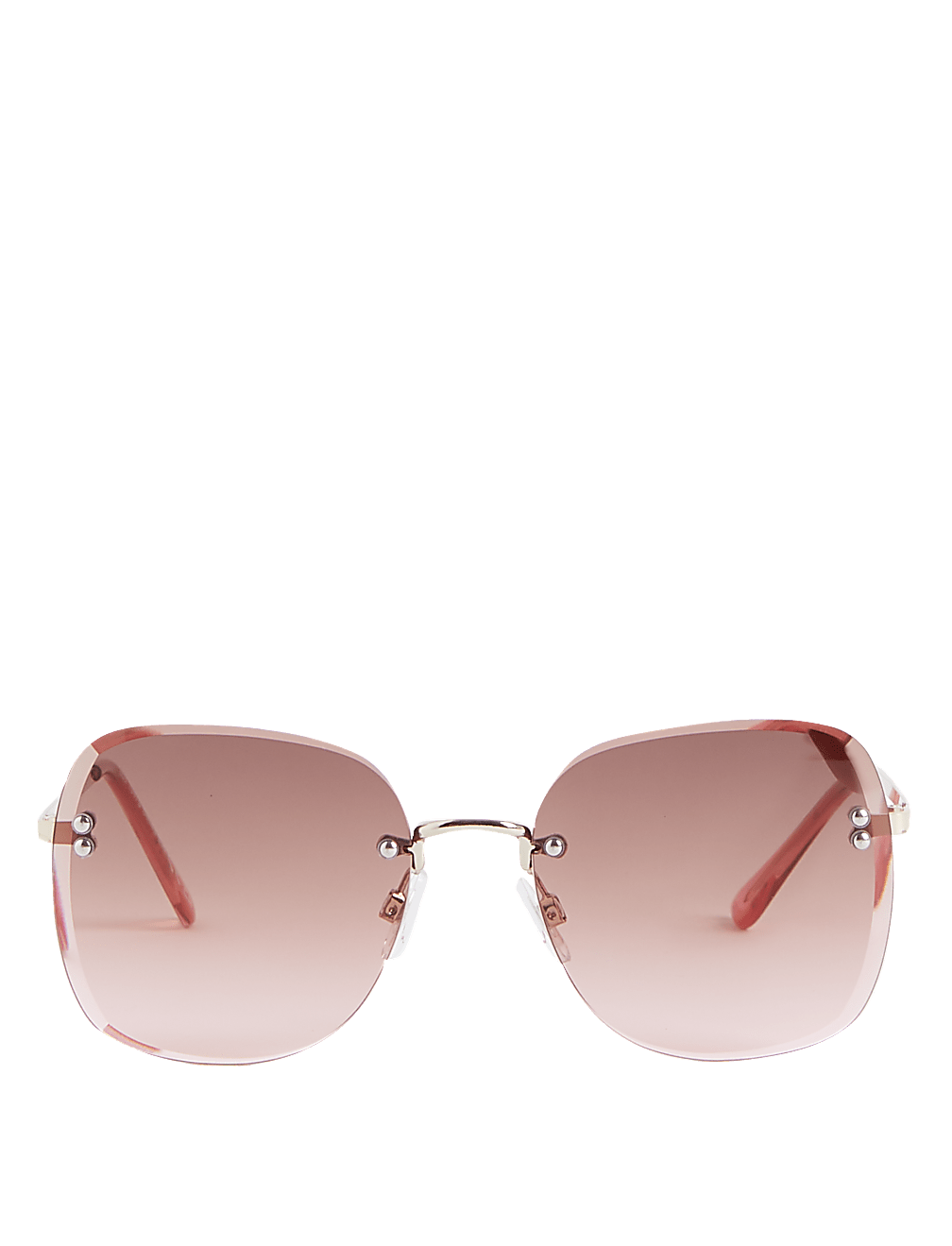 Rimless Square Sunglasses