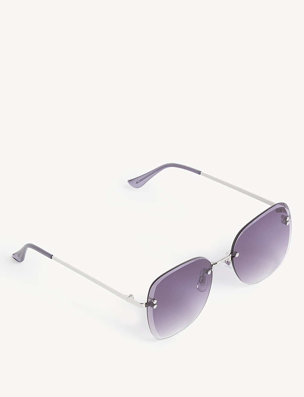 Rimless Square Sunglasses