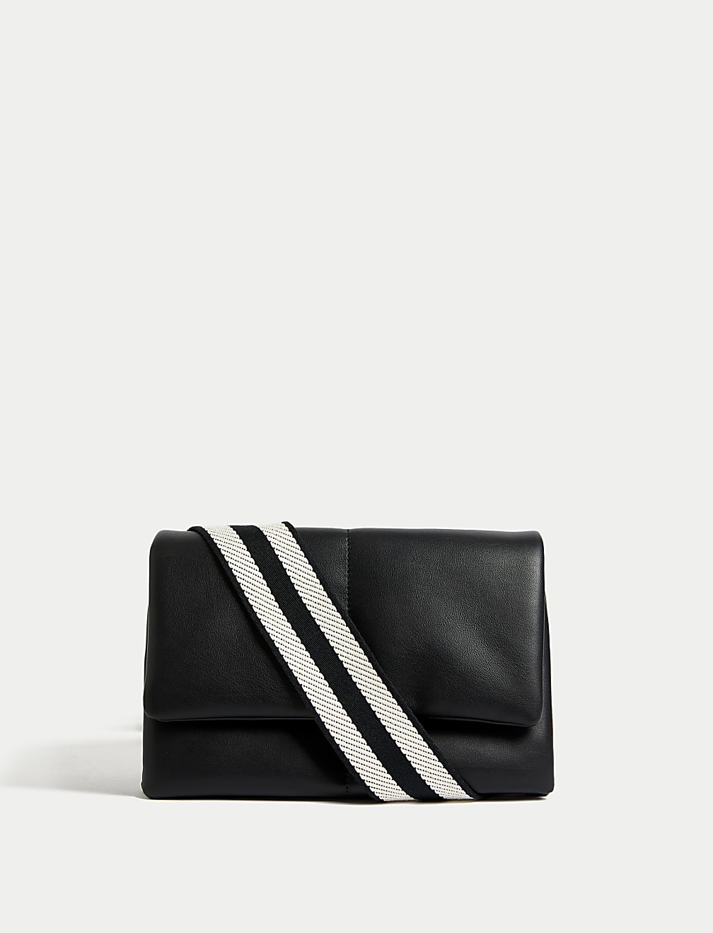 Faux Leather Cross Body Messenger Bag