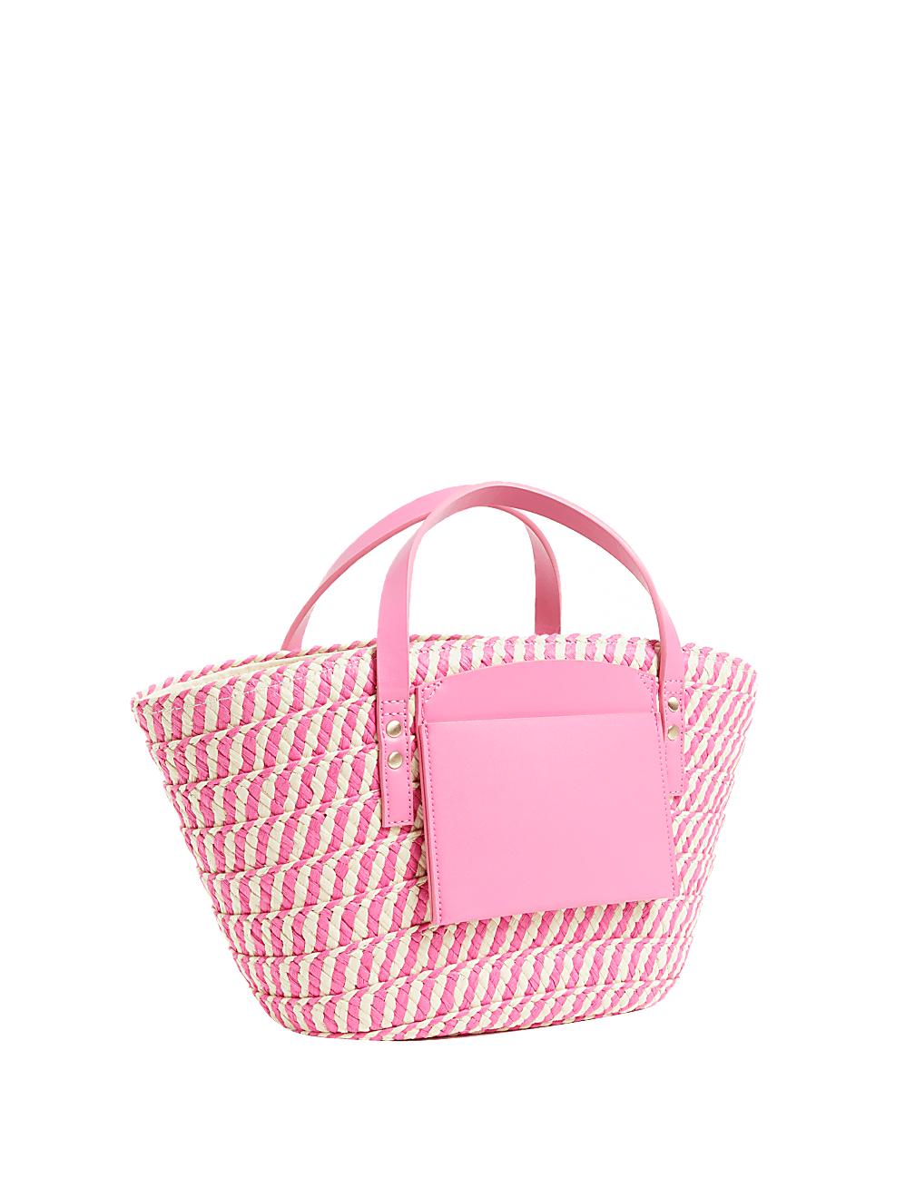 Straw Drawstring Tote Bag