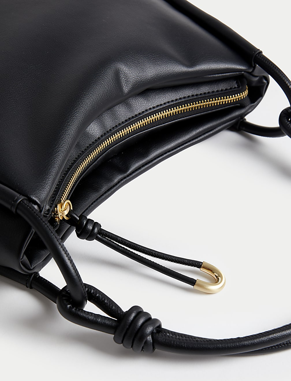 Faux Leather Shoulder Bag
