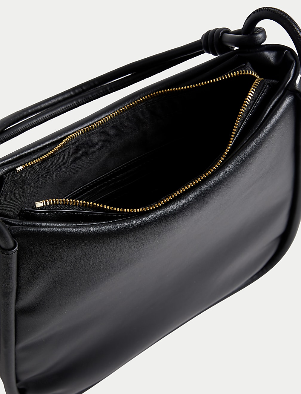 Faux Leather Shoulder Bag