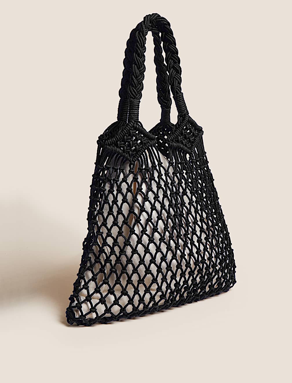 Cotton Rich Macram&eacute; Shoulder Bag