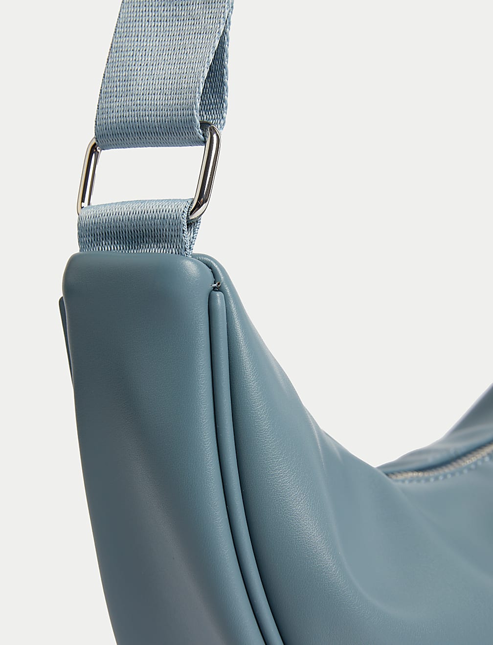 Faux Leather Sling Cross Body Bag