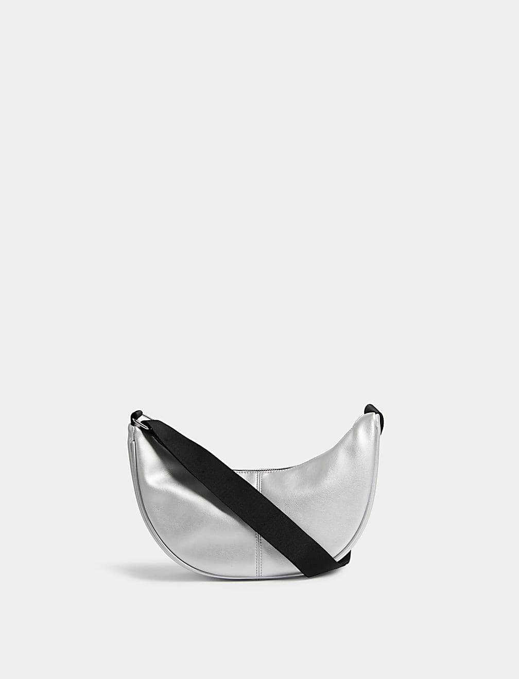 Faux Leather Sling Cross Body Bag