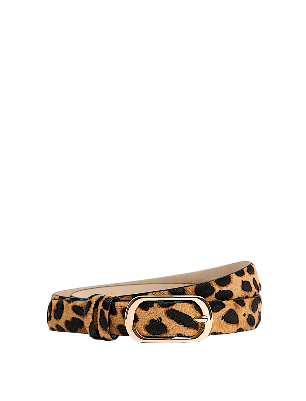 Leopard Slim Jeans Belt