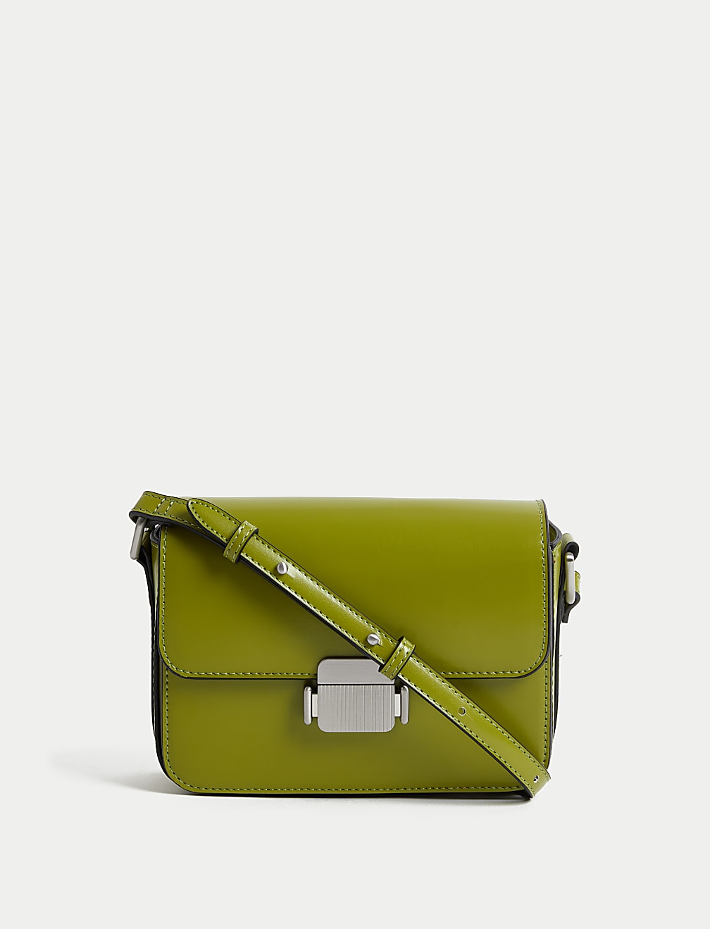 Faux Leather Cross Body Bag