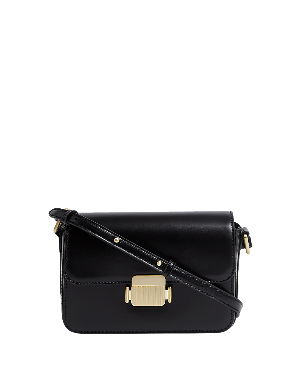 Faux Leather Cross Body Bag