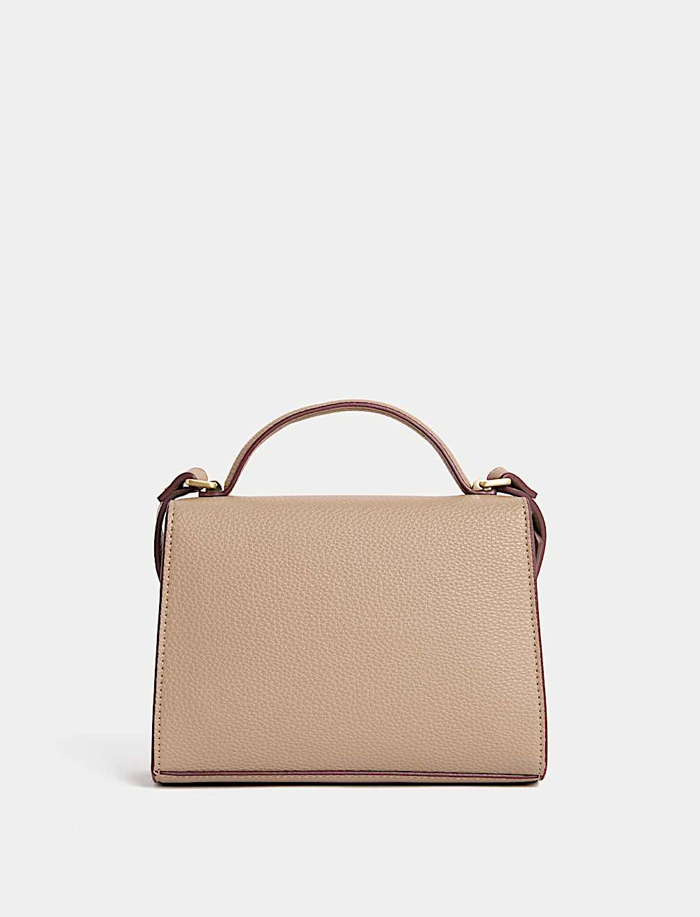 Faux Leather Cross Body Bag