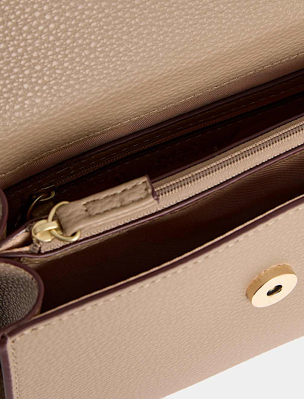 Faux Leather Cross Body Bag