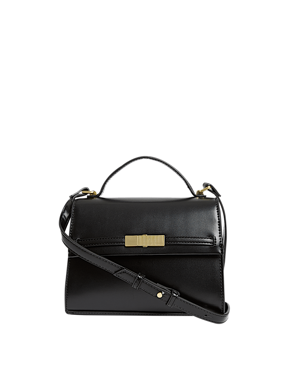 Faux Leather Cross Body Bag