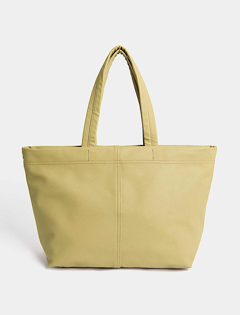 Faux Leather Tote Bag