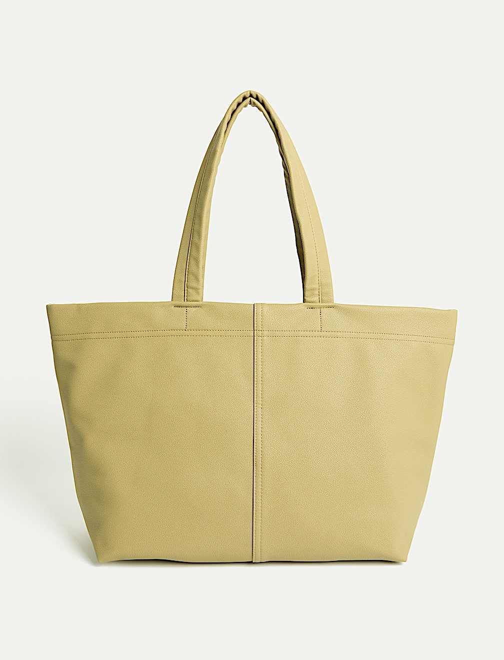Faux Leather Tote Bag