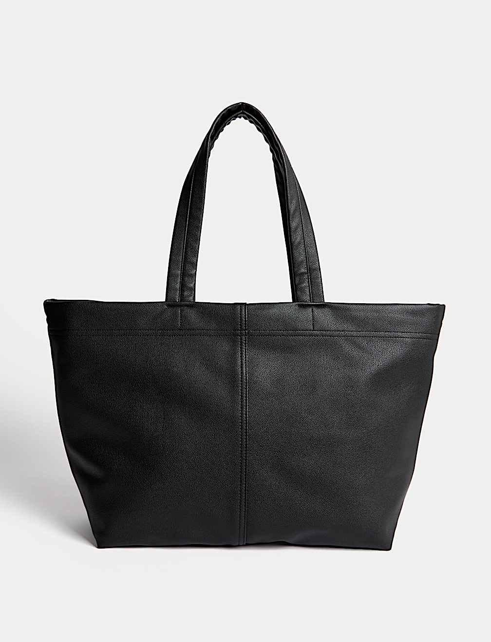 Faux Leather Tote Bag