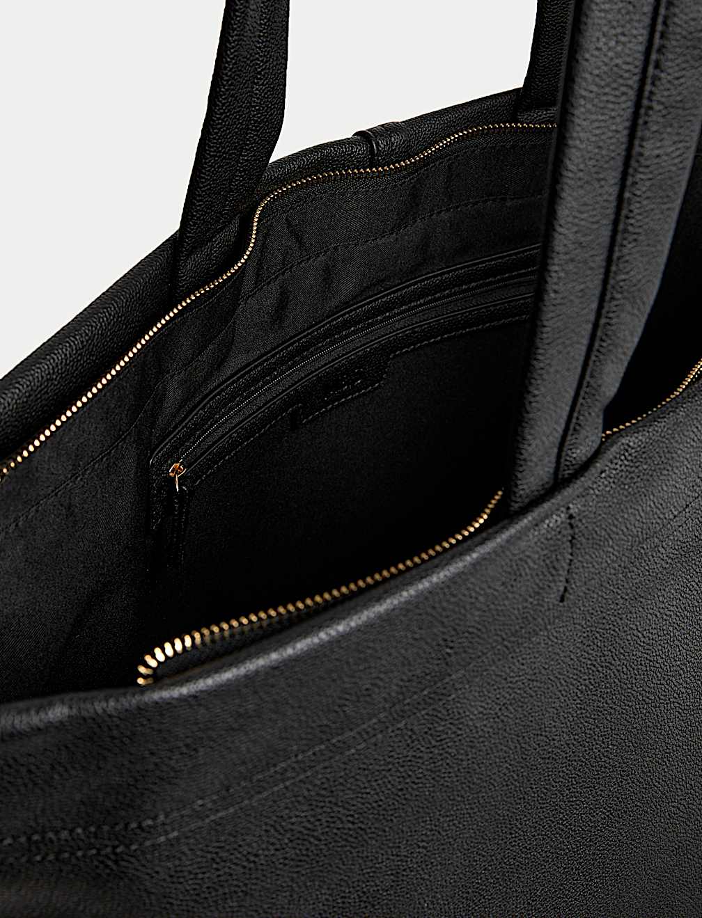 Faux Leather Tote Bag