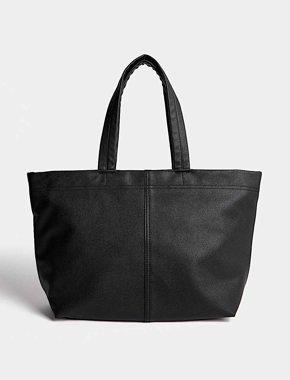 Faux Leather Tote Bag