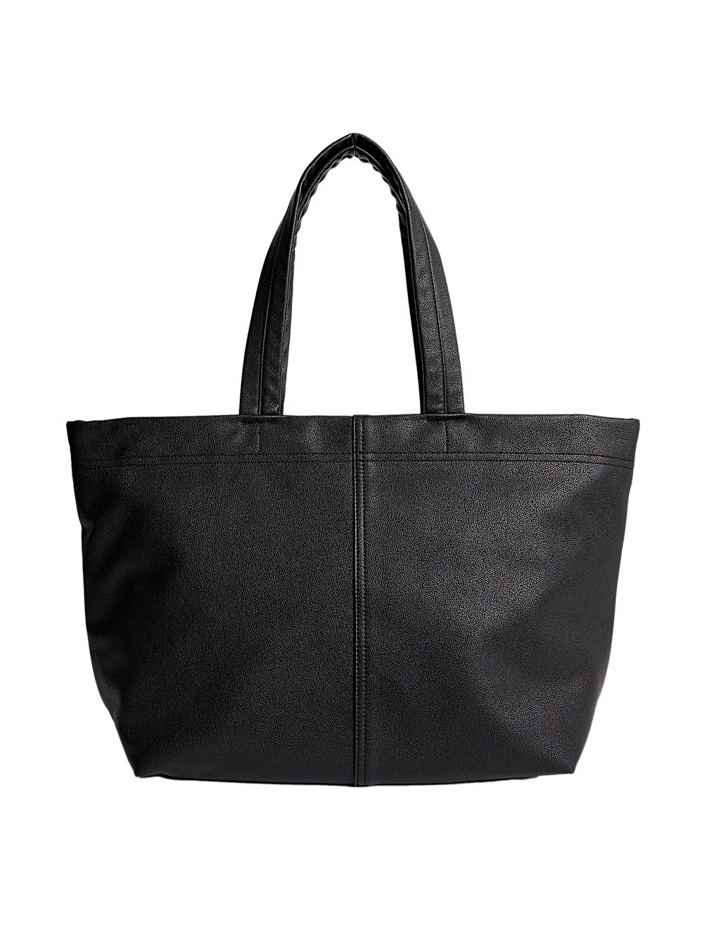 Faux Leather Tote Bag