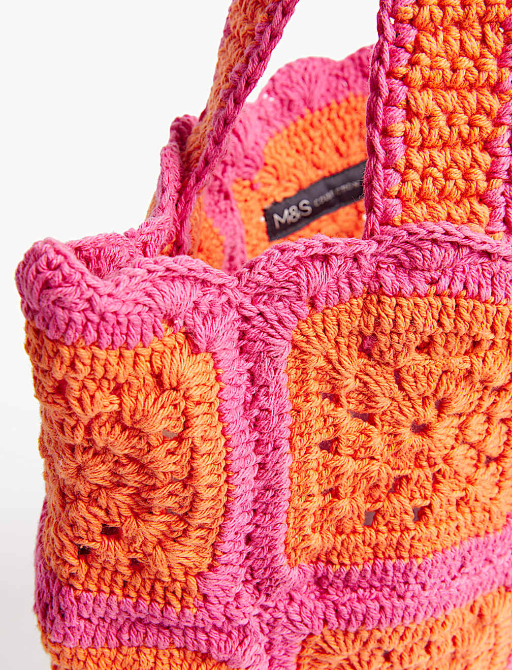 Pure Cotton Crochet Shopper
