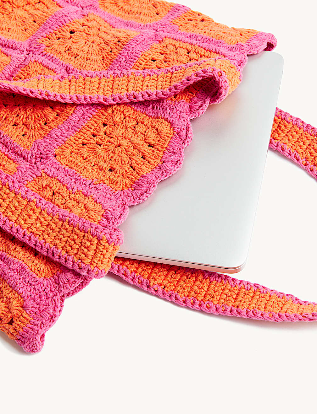 Pure Cotton Crochet Shopper