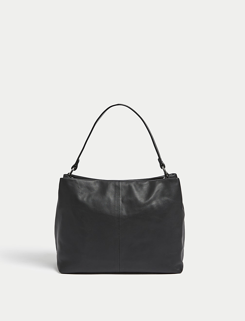 Leather Top Handle Shoulder Bag
