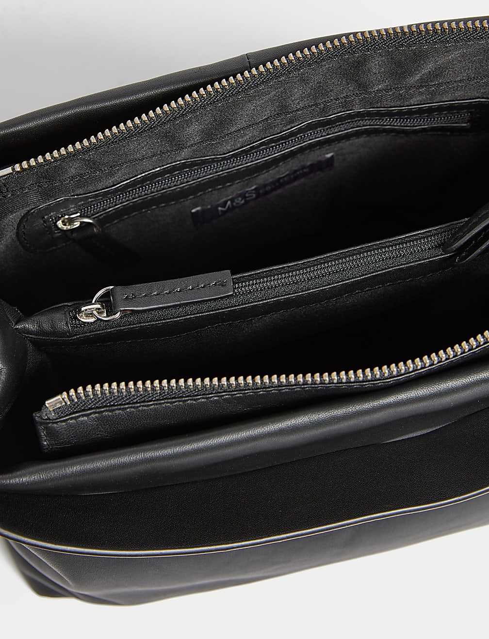 Leather Top Handle Shoulder Bag