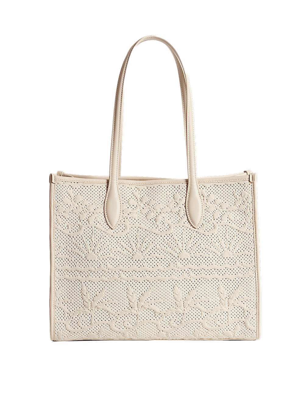 Fly Knit Embroidered Market Tote