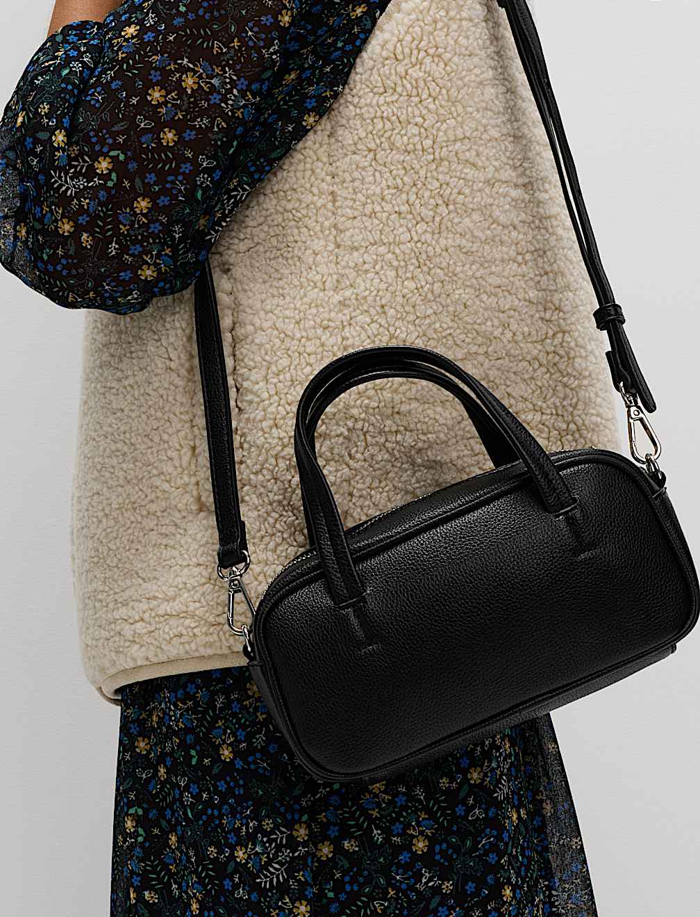 Mini Bowler Crossbody Bag