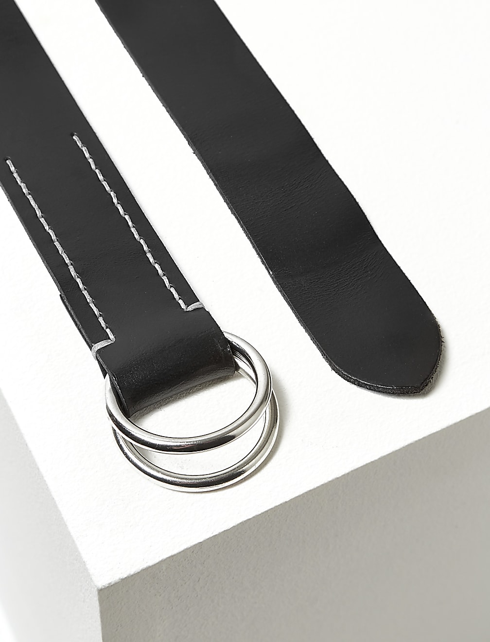 Leather Ring Buckle Hip Belt