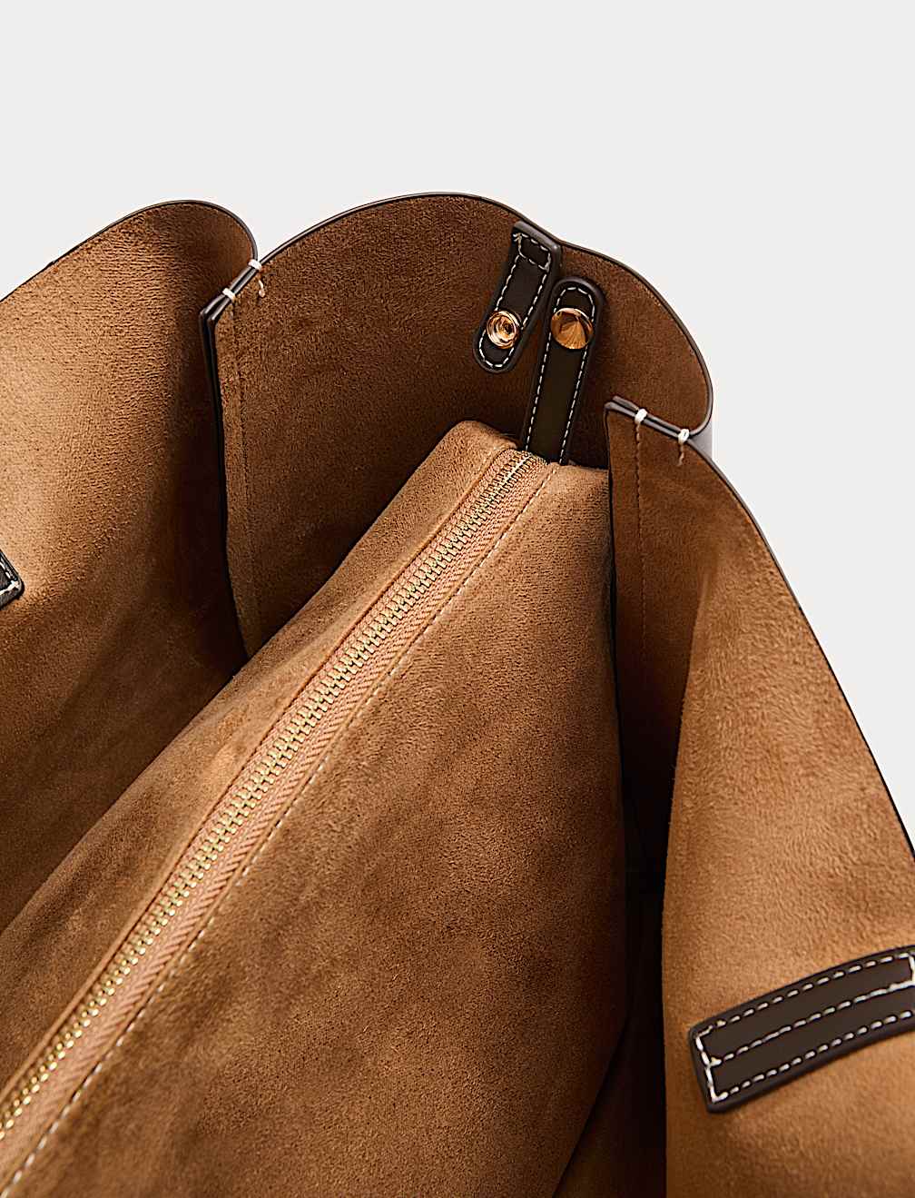 Faux Leather Structured Tote Bag