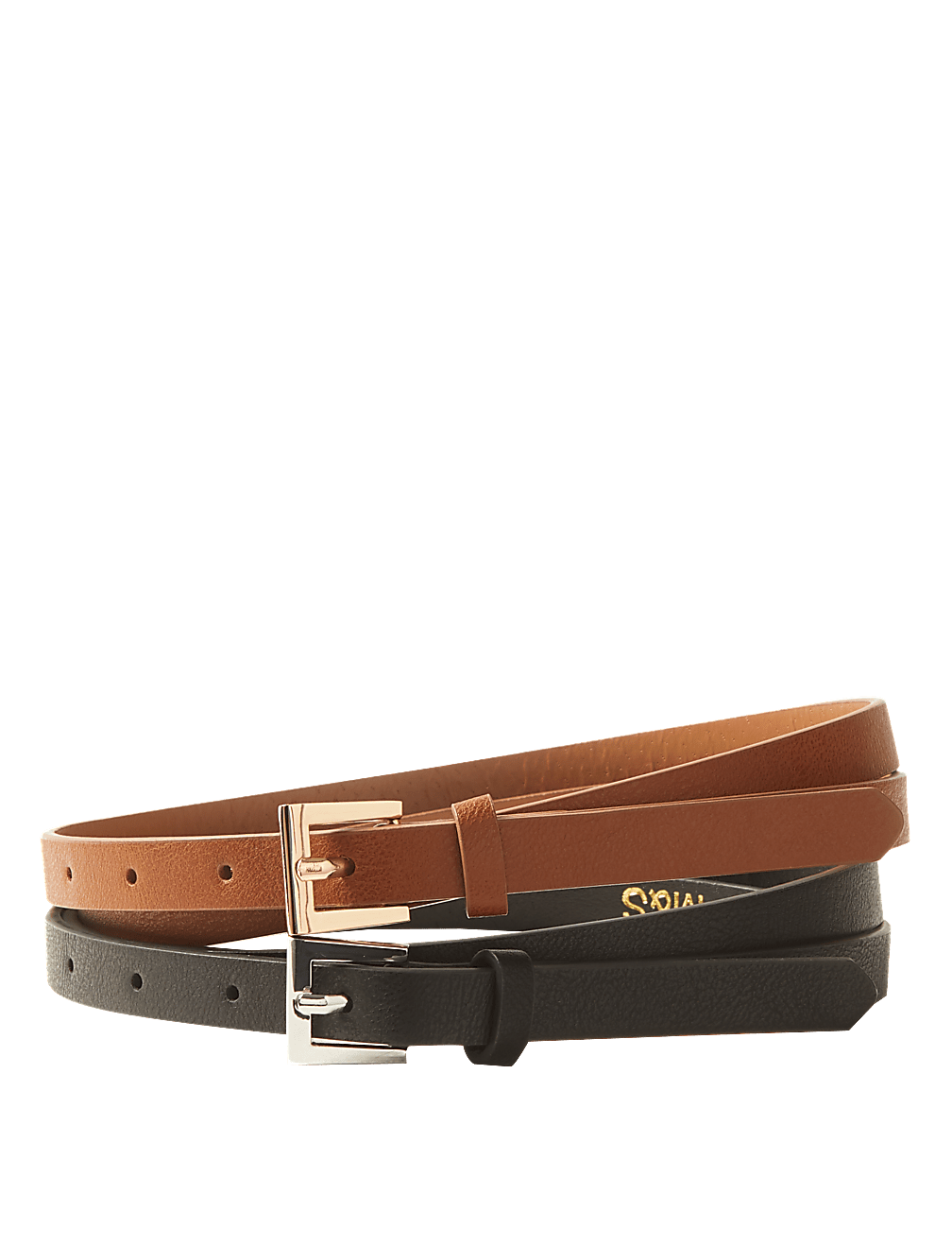 Faux Leather Hip Belt