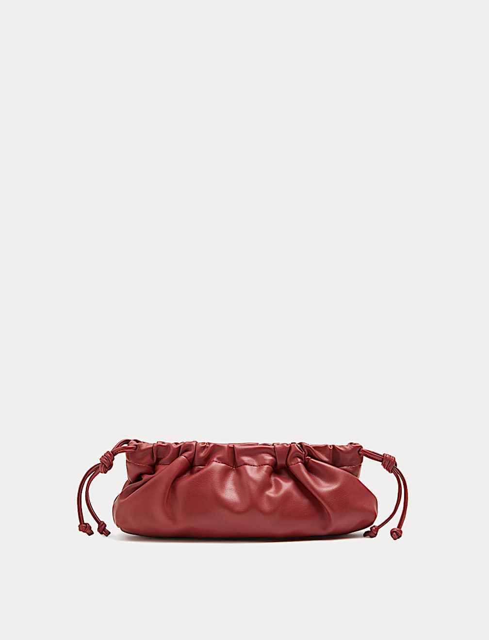 Ruched Chain Shoulder Bag