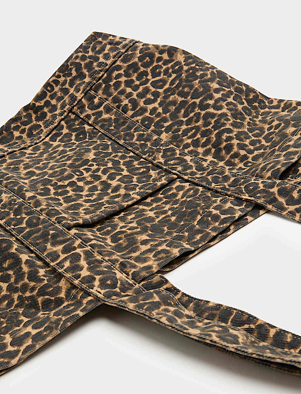 Canvas Leopard Print Tote Bag