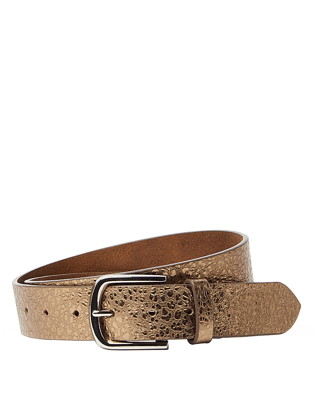 Leather Metallic Hip Belt