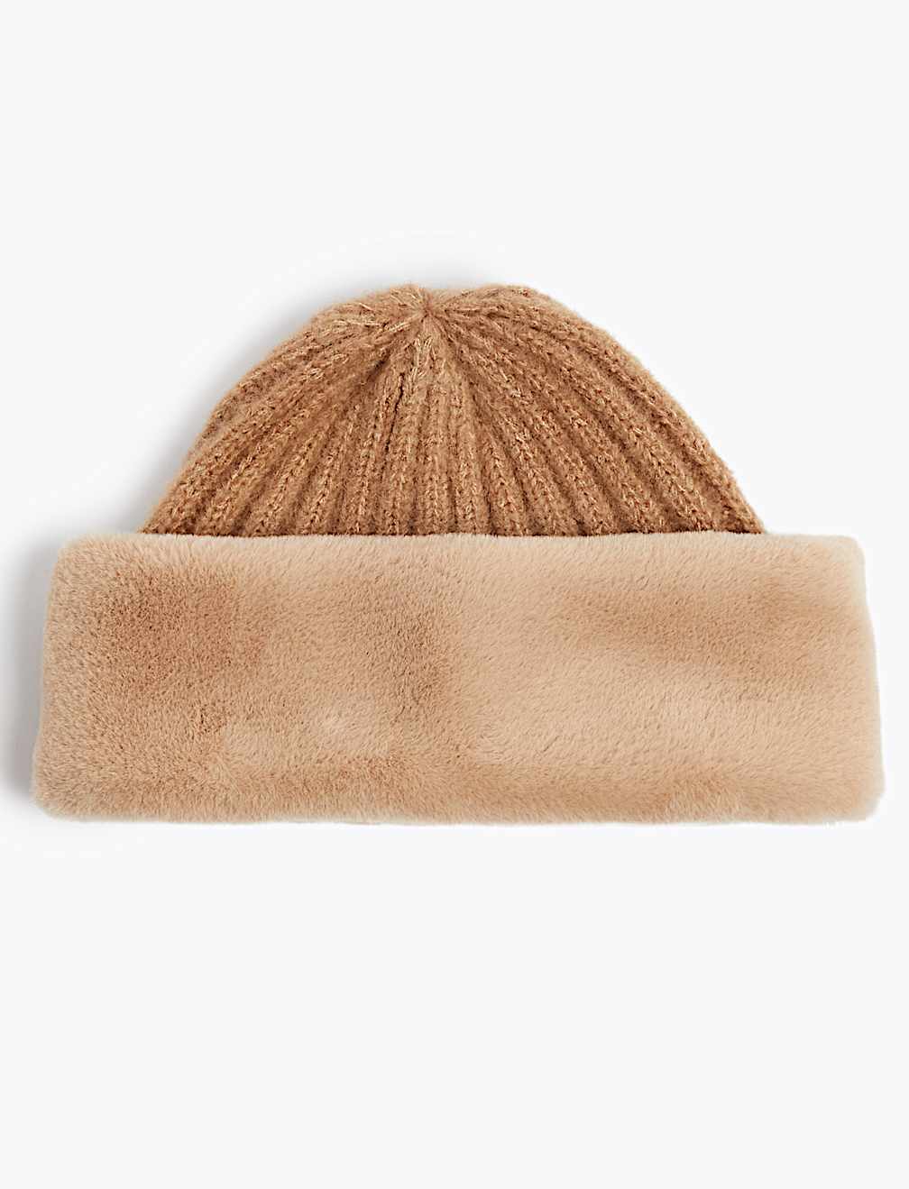 Knitted Textured Cossack Hat
