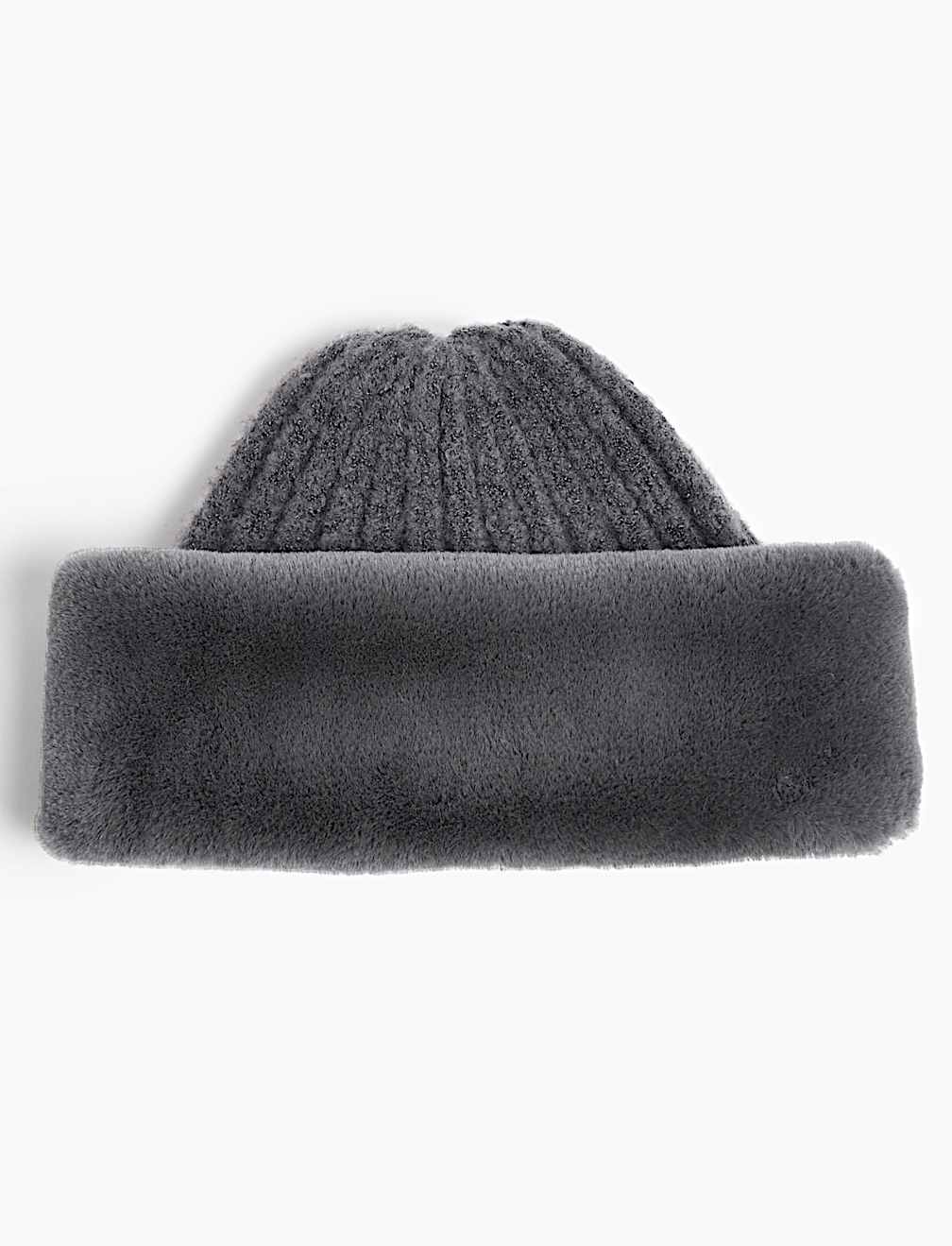 Knitted Textured Cossack Hat