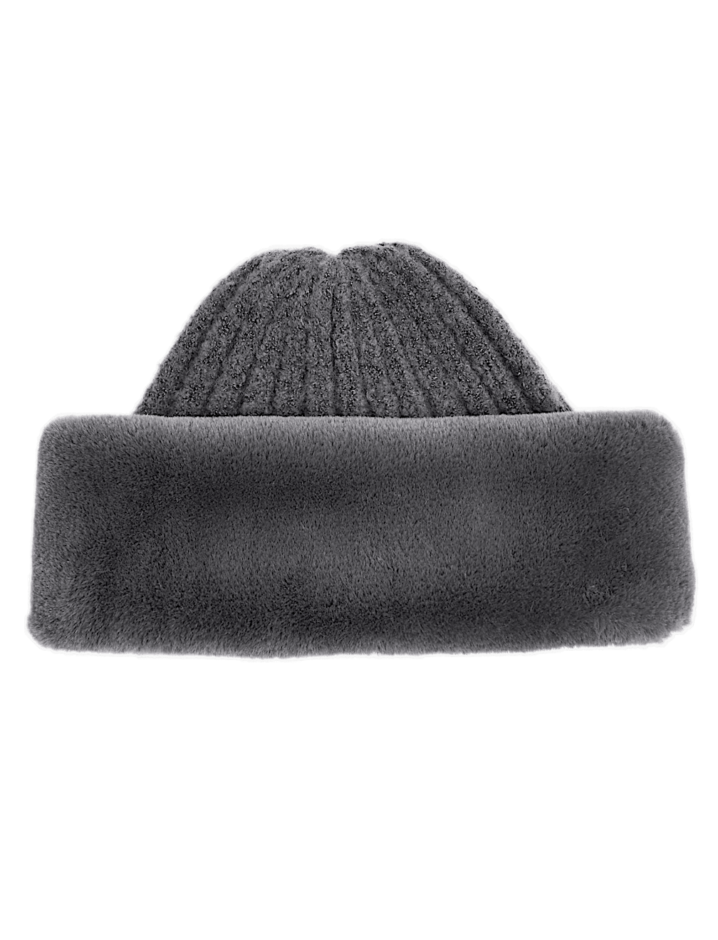 Knitted Textured Cossack Hat