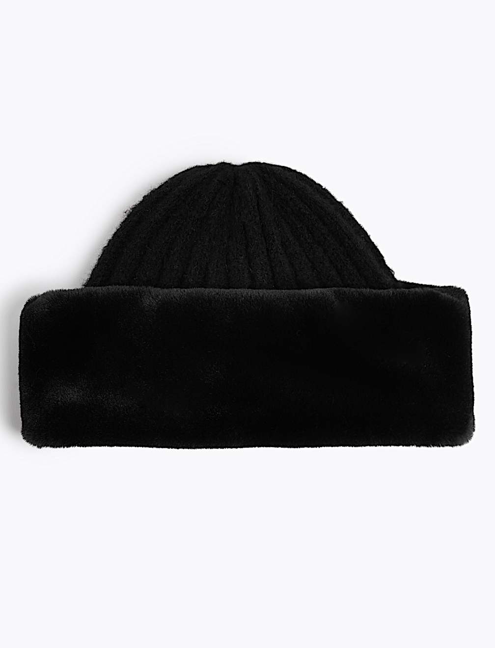 Knitted Textured Cossack Hat