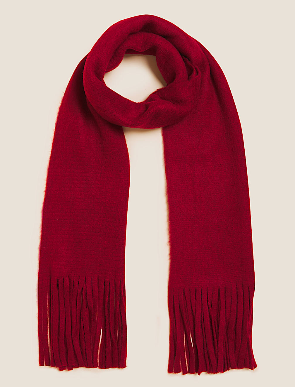 Knitted Tassel Scarf
