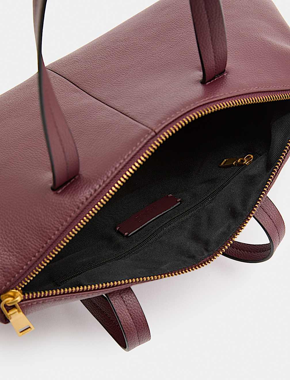 Double Zip Grab Bowler Bag