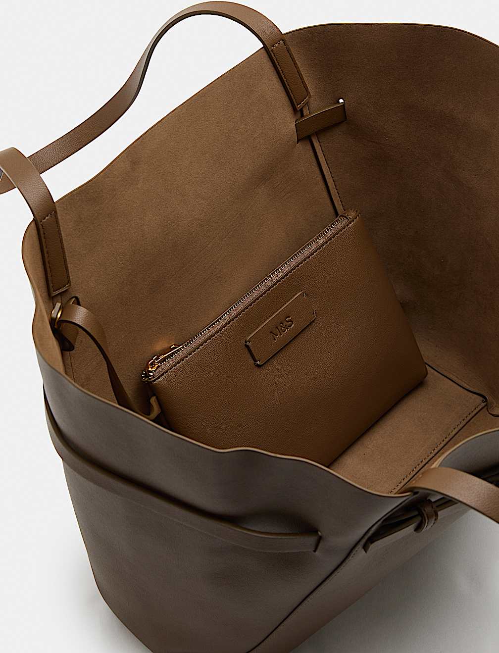 Belt Detail Tote Bag