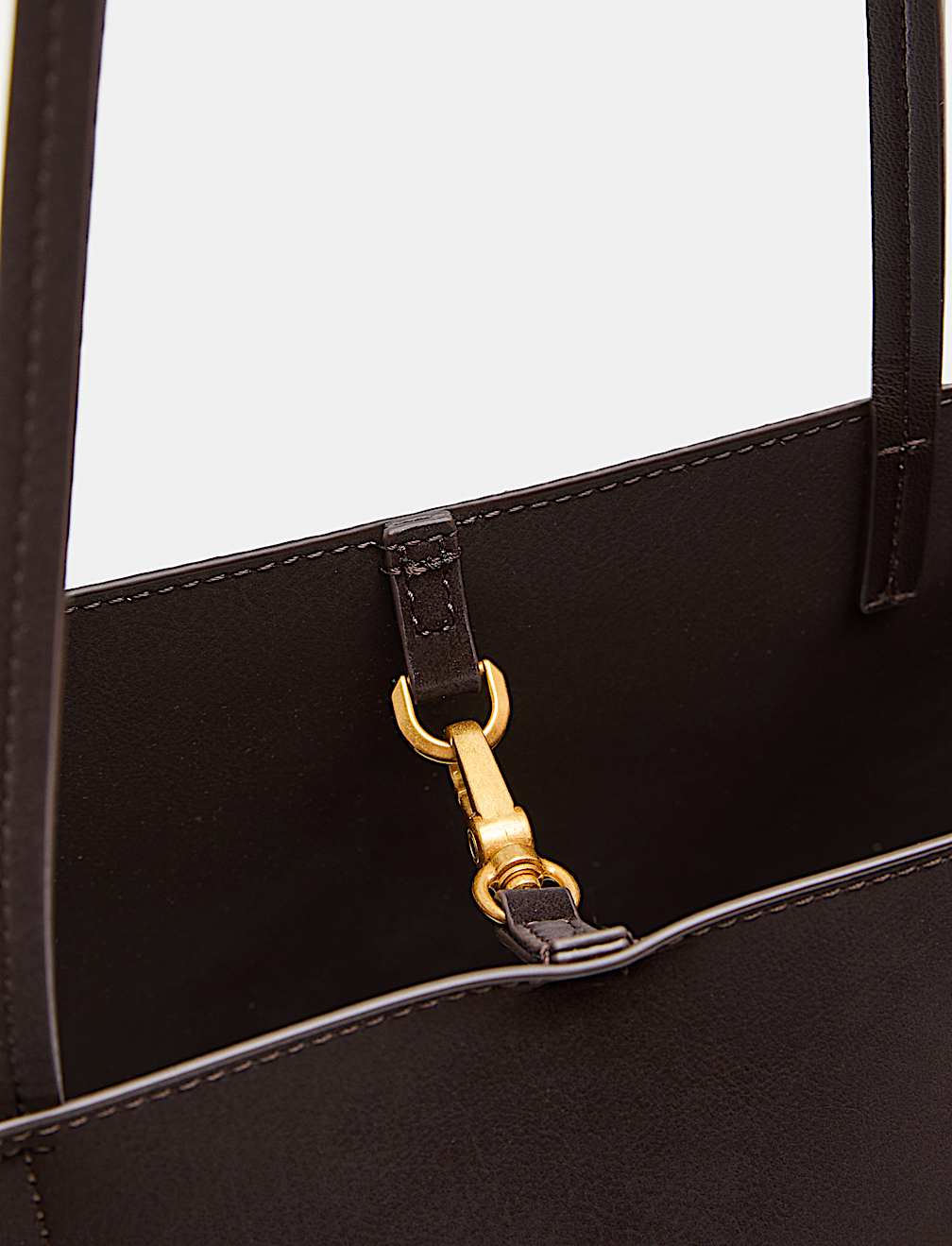 Top Handle Structured Tote Bag