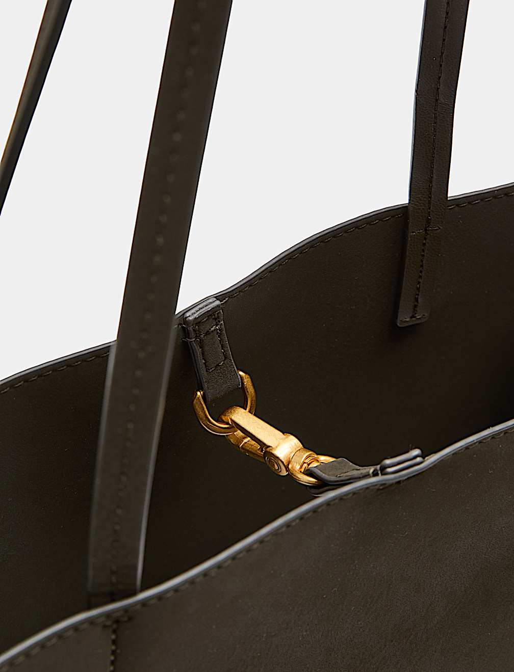 Top Handle Structured Tote Bag