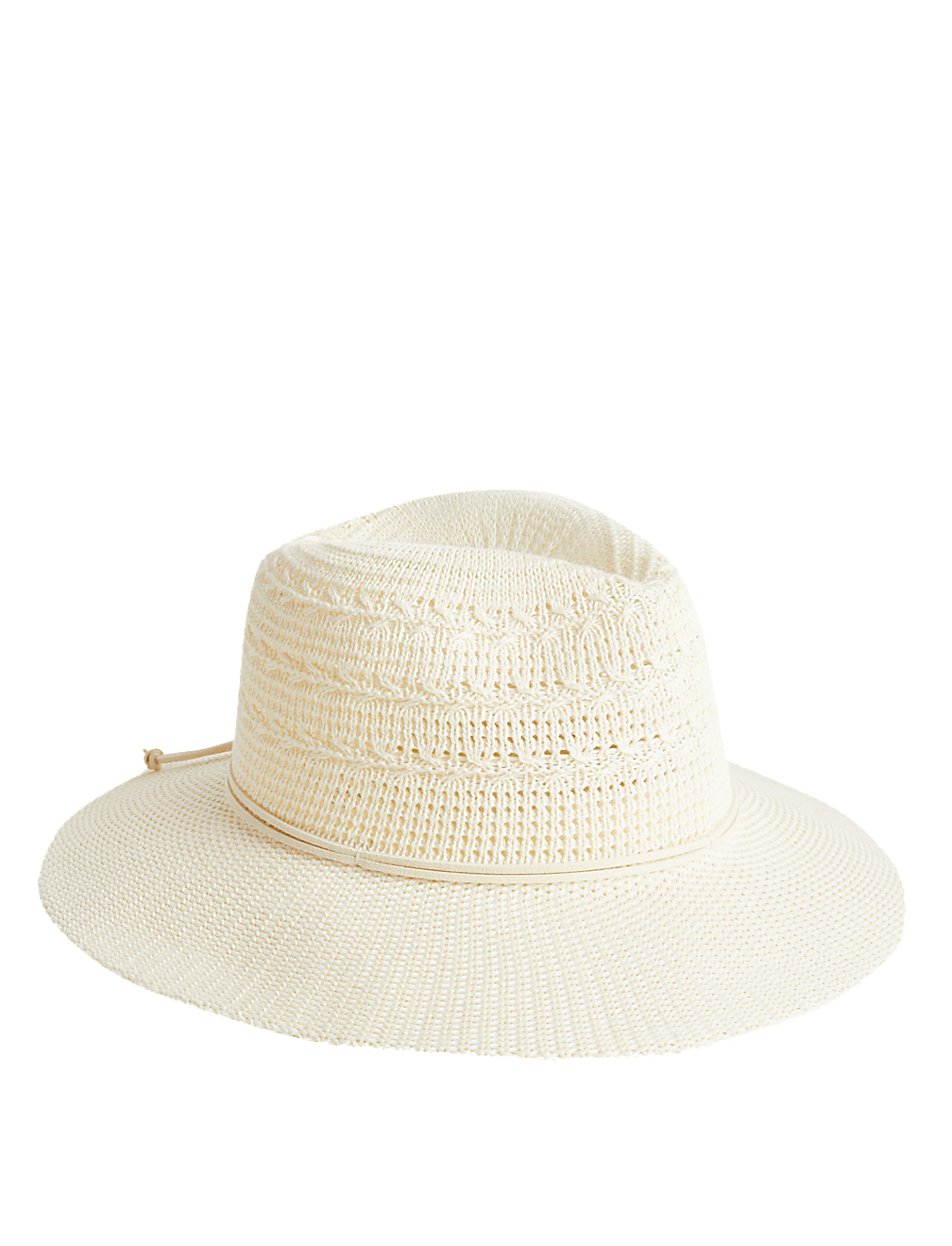 Cotton Rich Packable Fedora Hat