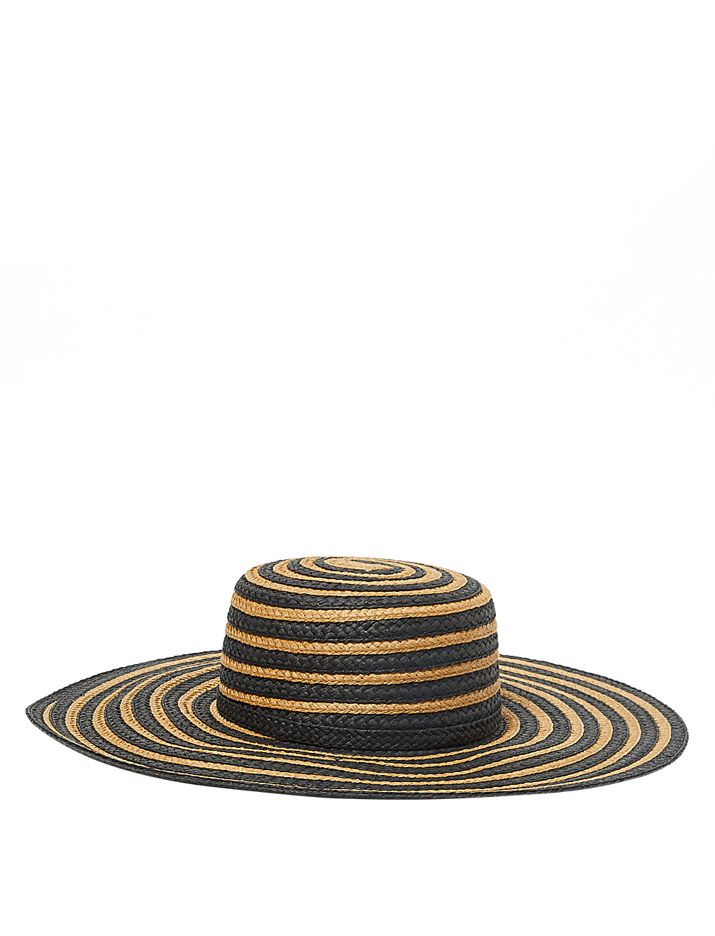 Striped Wide Brim Sun Hat