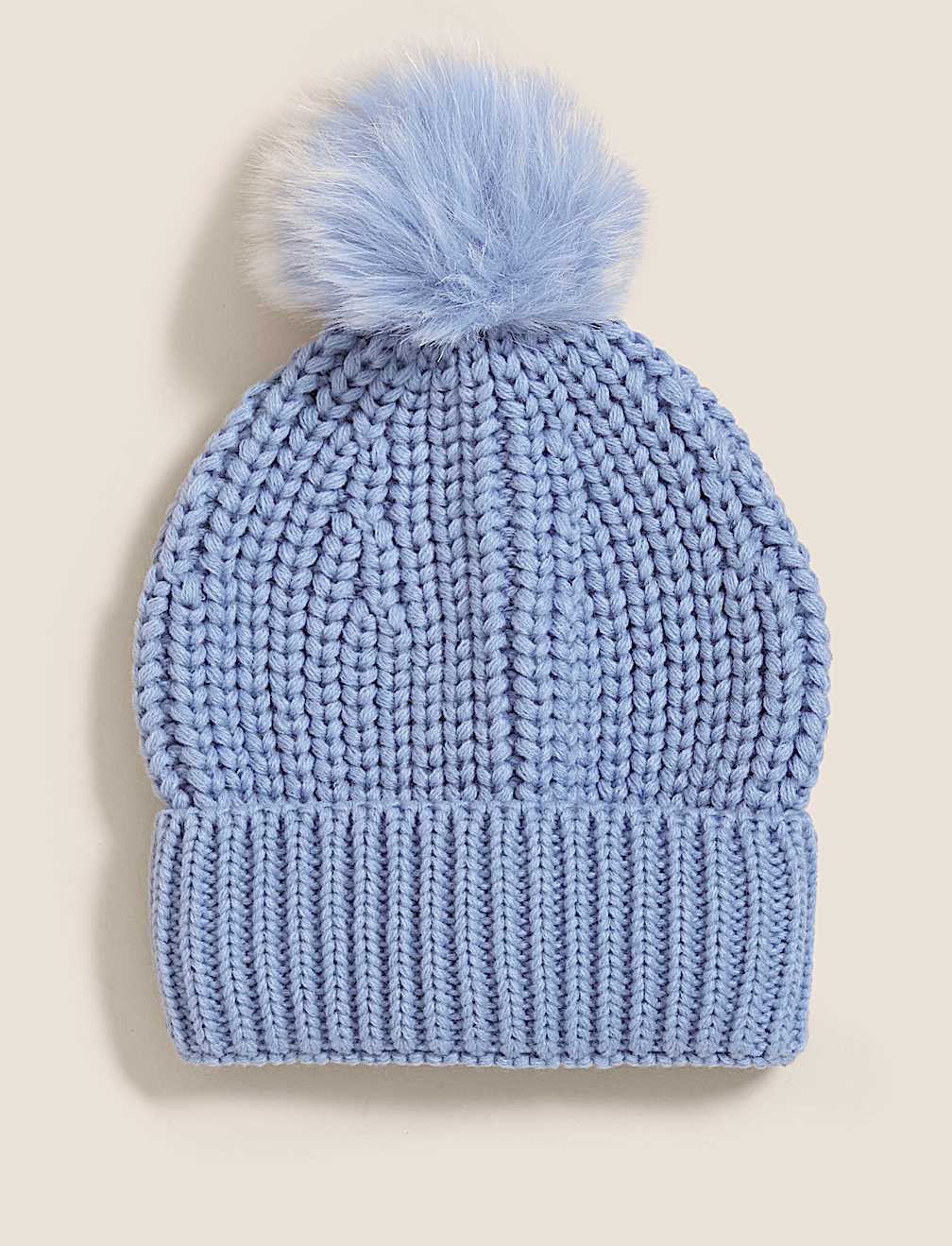 Knitted Pom Hat
