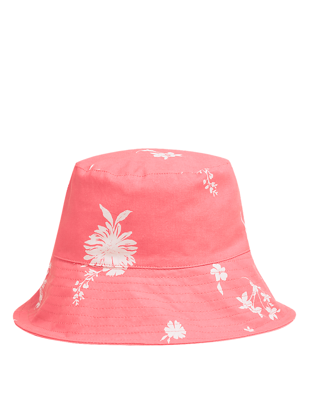 Pure Cotton Printed Wide Brim Hat