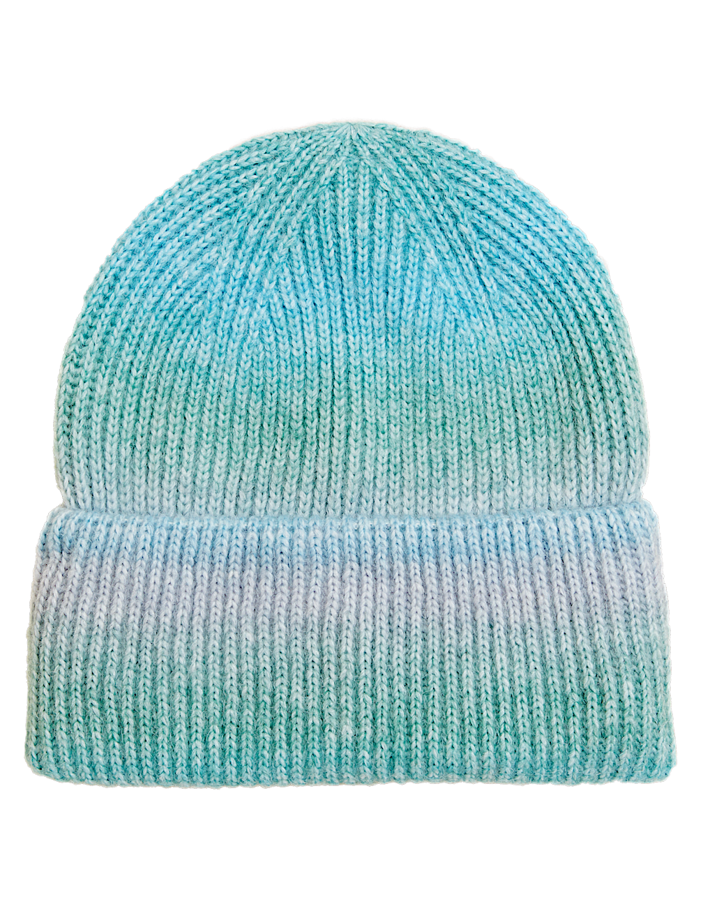 Knitted Rib Turn Up Beanie Hat
