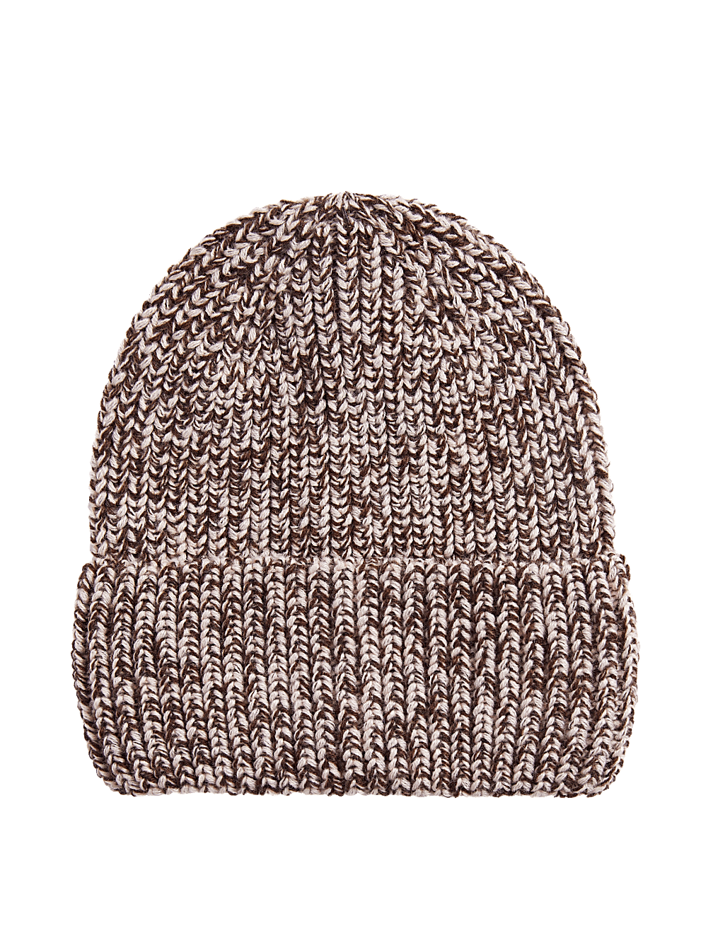 Knitted Chunky Turn Up Beanie Hat